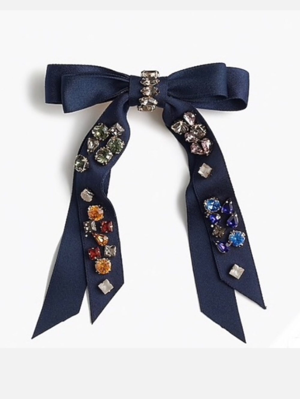 NEW J. Crew Embellished Bow Barrette